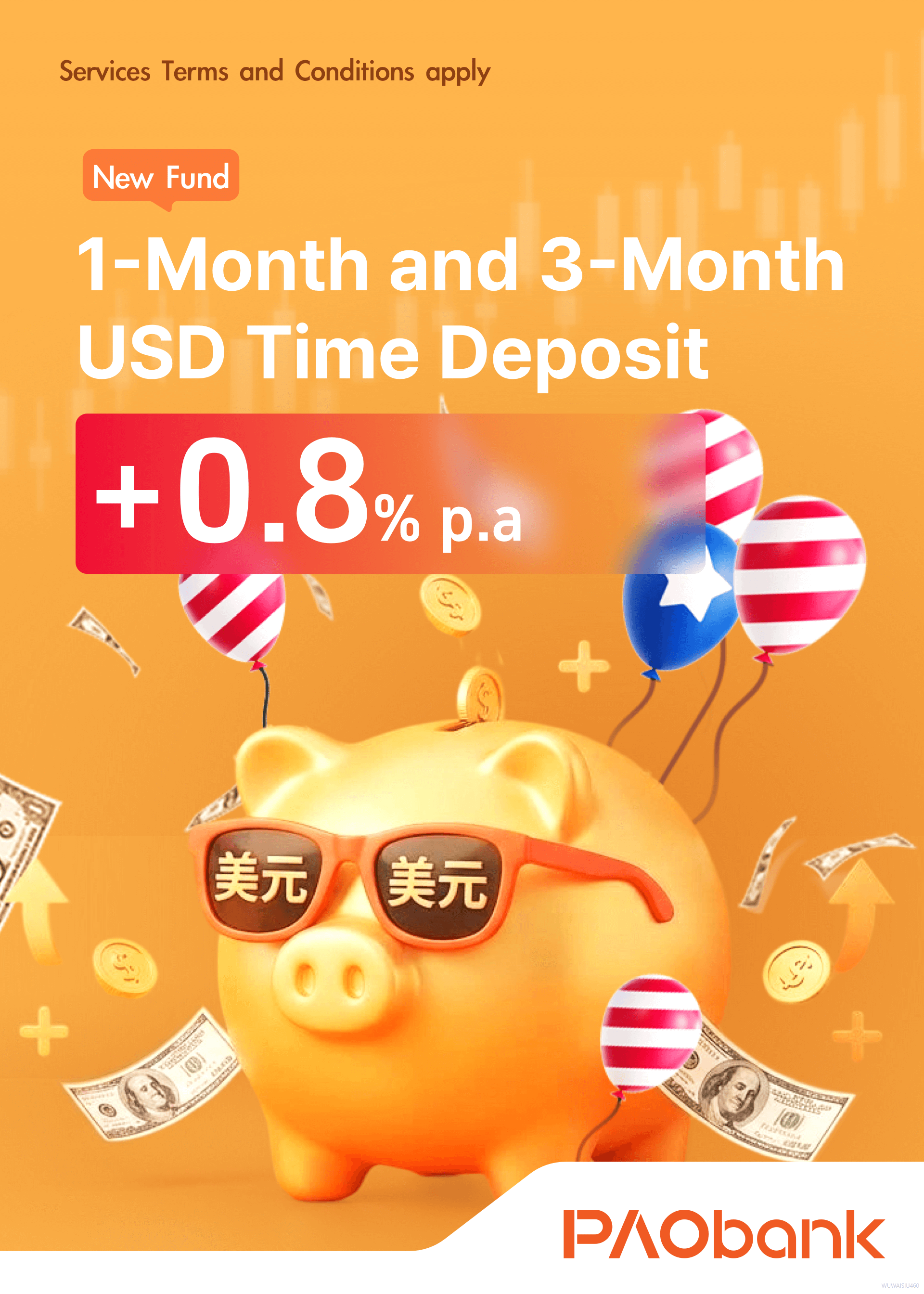 PAObank - Unlimited Deposit Amount